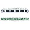 Dreamtime Crystal DC 77730 Rondelle Spacer Bars 5 Hole Erinite/Silver